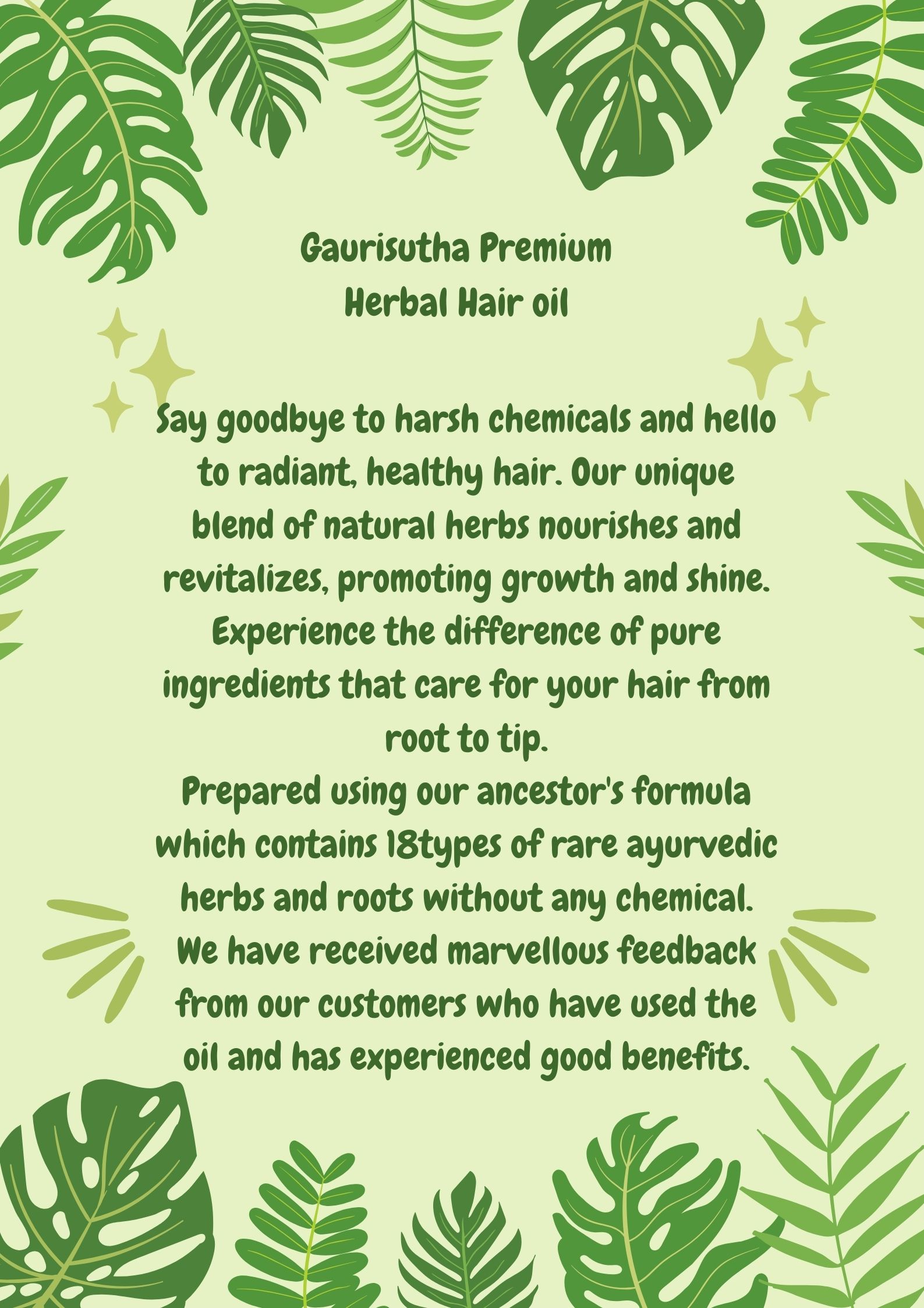 Premium Herbal Hair Oil 250ML - Image 3